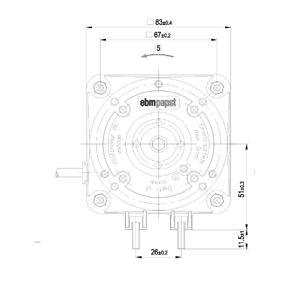 EBM Papst M4Q045-CF01-75